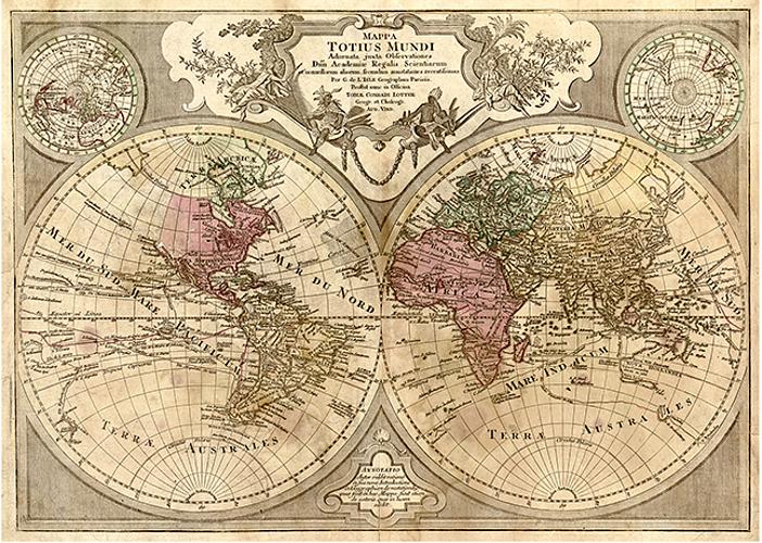 Reispapier A4 - Totius mundi - Bastelschachtel - Reispapier A4 - Totius mundi