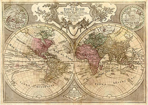 Reispapier A4 - Totius mundi - Bastelschachtel - Reispapier A4 - Totius mundi