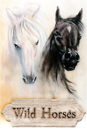 Reispapier A4 - Wild horses - Bastelschachtel - Reispapier A4 - Wild horses