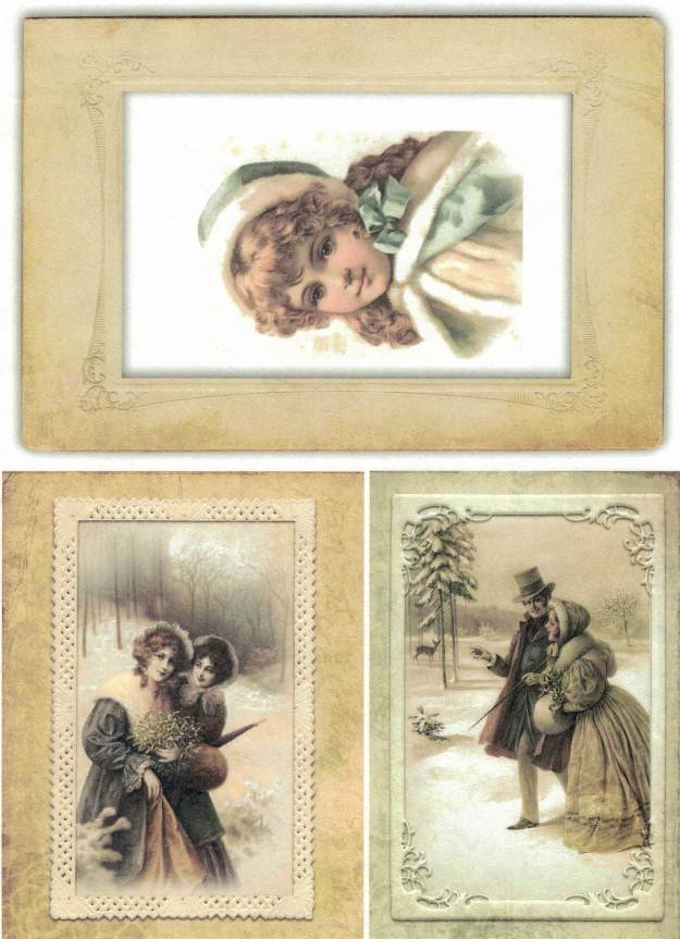 Reispapier A4 - Winter memories 2. - Bastelschachtel