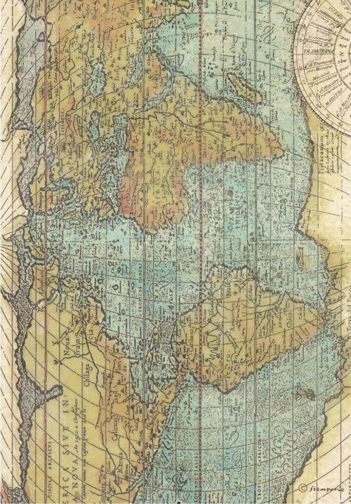 Reispapier Selection A4 - Around the world - Bastelschachtel