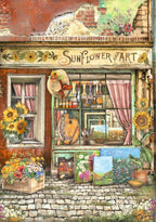 Reispapier Selection A4 - Sunflower Art - Bastelschachtel