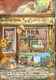 Reispapier Selection A4 - Sunflower Art - Bastelschachtel