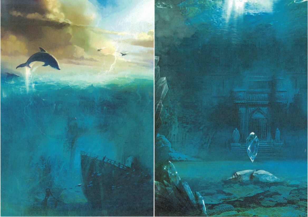 Reispapier A4 - Atlantis - Bastelschachtel - Reispapier A4 - Atlantis