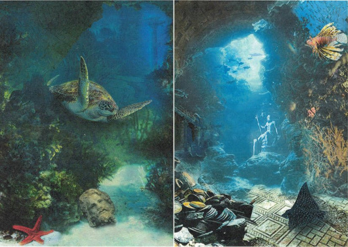 Reispapier A4 - Atlantis, Poseidon