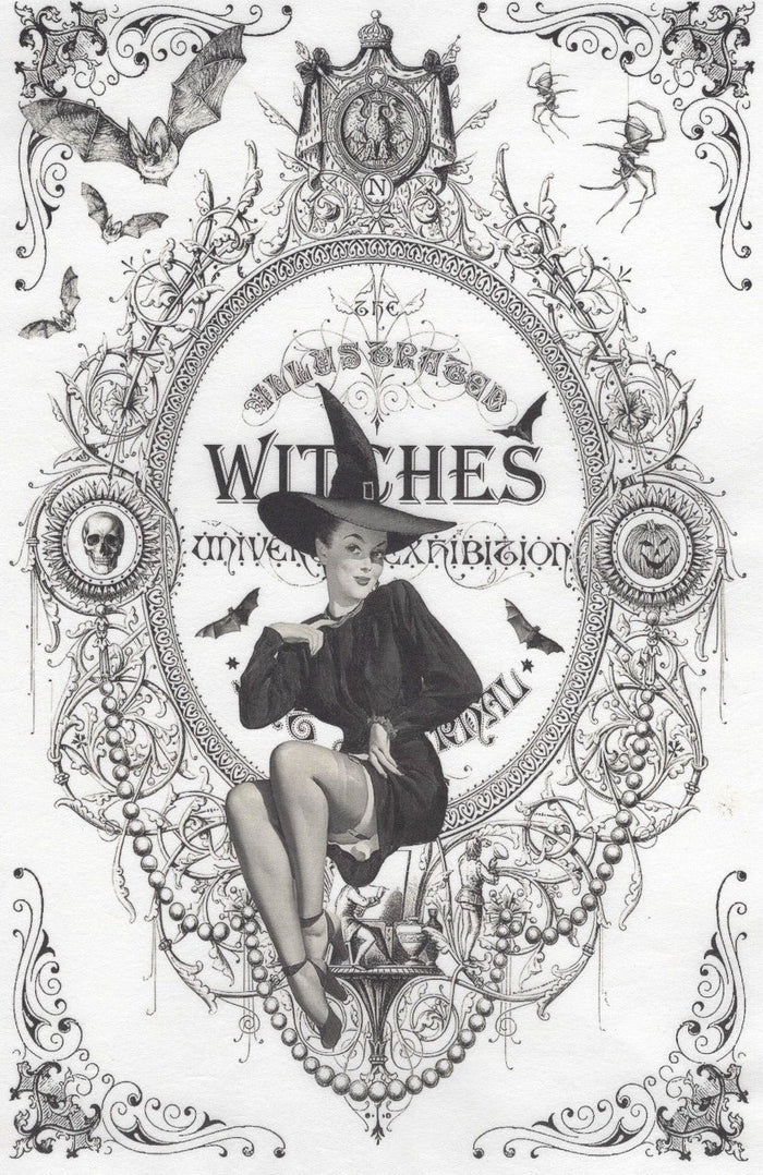 Reispapier A4 - Witches