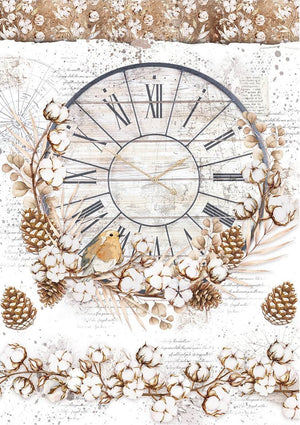 Reispapier A4 - Cozy time - Bastelschachtel - Reispapier A4 - Cozy time