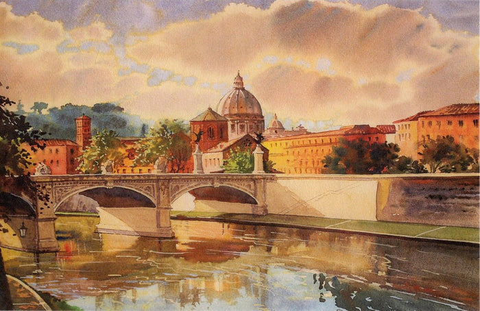 Reispapier A3 - Ponte vecchio
