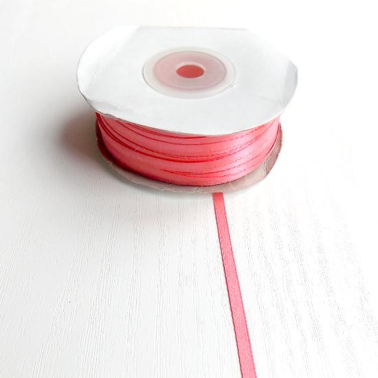 Satinband uni 3mm lachs