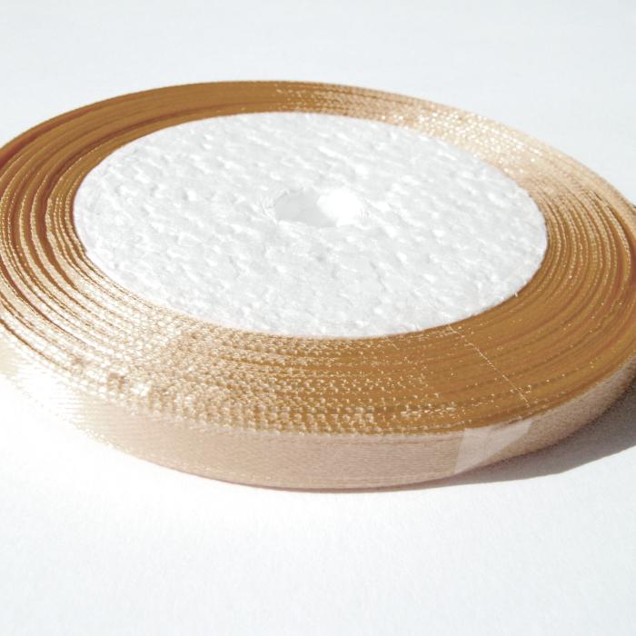 Satinband uni 6mm beige - Bastelschachtel