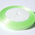 Satinband uni 6mm hellgrün - Bastelschachtel