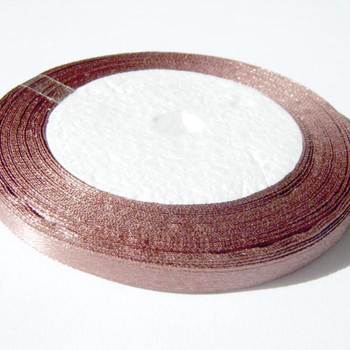 Satinband uni 6mm rotbraun - Bastelschachtel