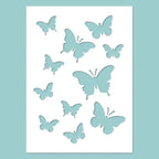Schablone 14,5x20cm - Butterflies - Bastelschachtel