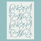 Schablone 14,5x20cm - Floral elements 01. - Bastelschachtel