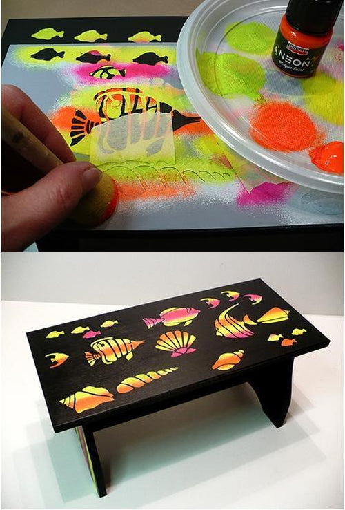 Schablone 14,5x20cm - Floral elements 03. - Bastelschachtel