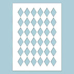 Schablone 14,5x20cm - Harlequin - Bastelschachtel