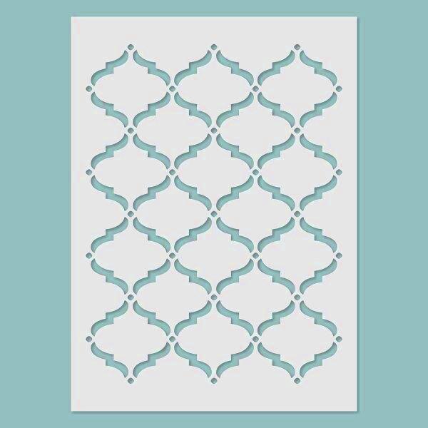 Schablone 14,5x20cm - Marrakesh - Bastelschachtel