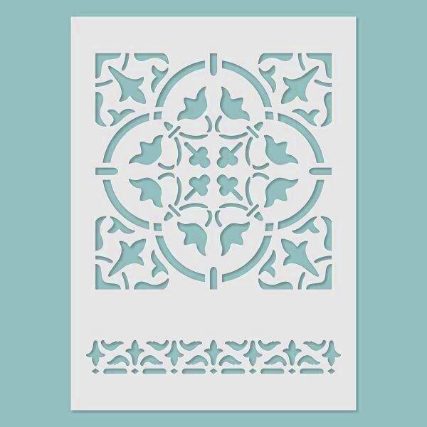 Schablone 14,5x20cm - Orient 03. - Bastelschachtel
