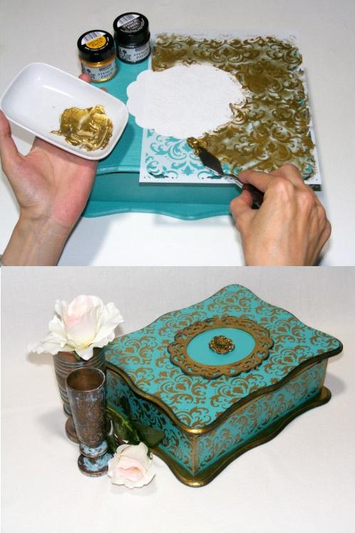 Schablone 14,5x20cm - Orient 04. - Bastelschachtel - Schablone 14,5x20cm - Orient 04.