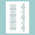 Schablone 14,5x20cm - Pattern 01. - Bastelschachtel