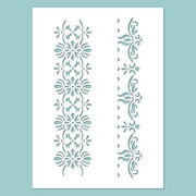 Schablone 14,5x20cm - Pattern 01. - Bastelschachtel