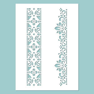 Schablone 14,5x20cm - Pattern 02. - Bastelschachtel - Schablone 14,5x20cm - Pattern 02.