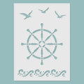 Schablone 14,5x20cm - Ship`s wheel - Bastelschachtel