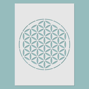 Schablone 14,5x20cm - The flower of life - Bastelschachtel - Schablone 14,5x20cm - The flower of life