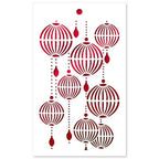 Schablone 14x24cm - Lanterns - Bastelschachtel