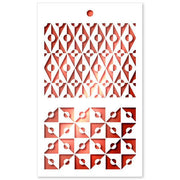 Schablone 14x24cm - Optical - Bastelschachtel