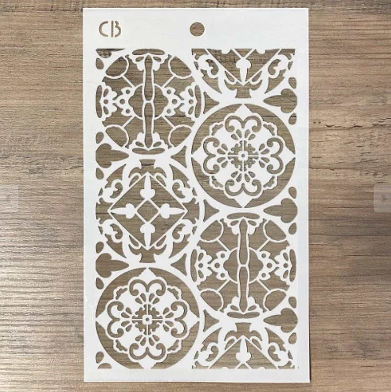 Schablone 14x24cm - Talaveras - Bastelschachtel