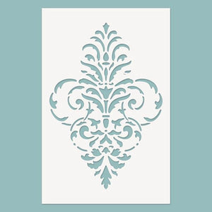 Schablone 19,5x30cm - Baroque motive - Bastelschachtel - Schablone 19,5x30cm - Baroque motive
