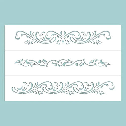 Schablone 19,5x30cm - Tendrils - Bastelschachtel