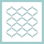 Schablone 24,5x20 cm - Marrakesh, groß - Bastelschachtel