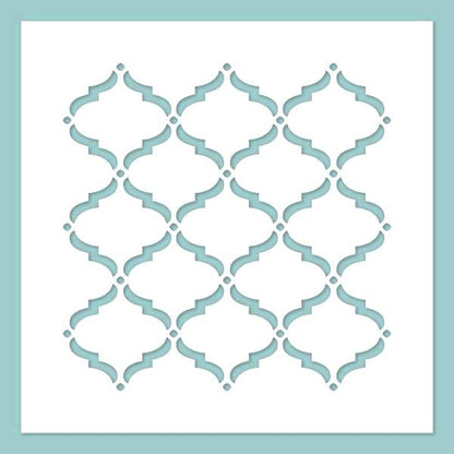 Schablone 24,5x24,5cm - Marrakesh, groß - Bastelschachtel - Schablone 24,5x24,5cm - Marrakesh, groß