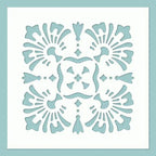 Schablone 24,5x24,5cm - Tile 02. - Bastelschachtel