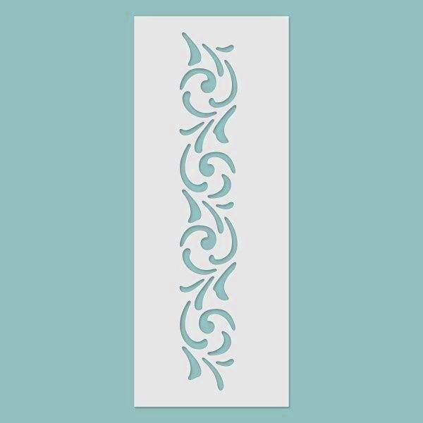 Schablone 9,5x24cm - Bordüre Nr. 01