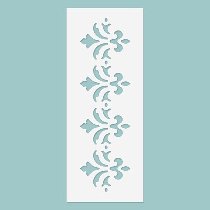 Schablone 9,5x24cm - Bordüre Nr. 03 - Bastelschachtel - Schablone 9,5x24cm - Bordüre Nr. 03