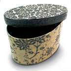 Schablone 3D - Blumeneck - Bastelschachtel