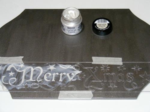 Schablone 3D - Singing angel - Bastelschachtel