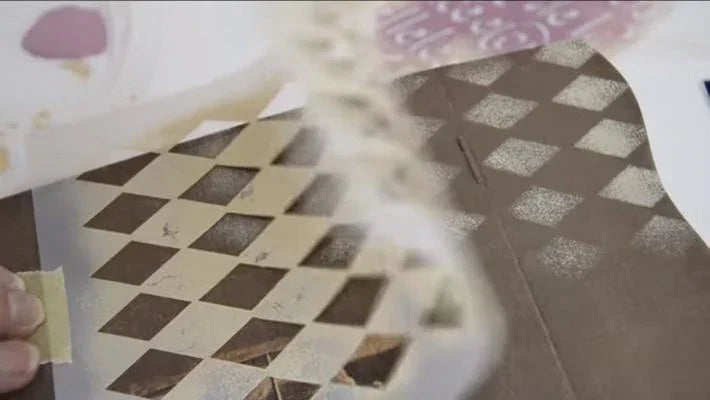 Schablone 3D - Tiles - Bastelschachtel