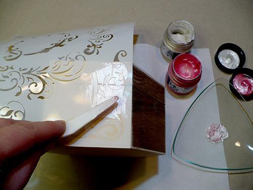 Schablone 9,5x20cm, 2er - ABC Calligraphy lower case - Bastelschachtel