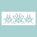 Schablone 9,5x20cm - Bordüre Nr. 04 - Bastelschachtel