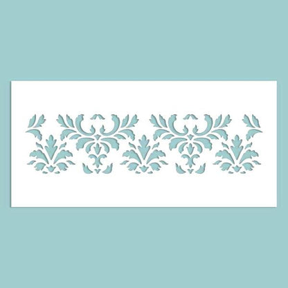 Schablone 9,5x20cm - Damask pattern - Bastelschachtel - Schablone 9,5x20cm - Damask pattern