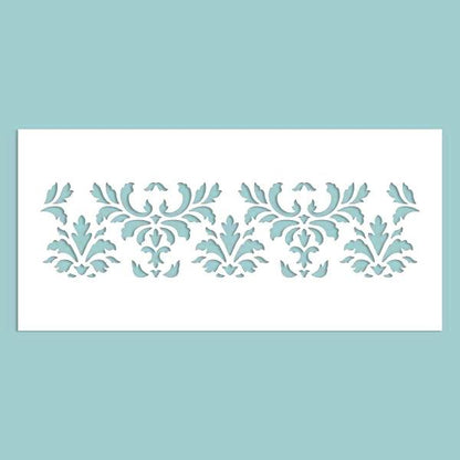 Schablone 9,5x20cm - Damask pattern - Bastelschachtel - Schablone 9,5x20cm - Damask pattern