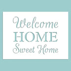 Schablone - Sweet home - Bastelschachtel