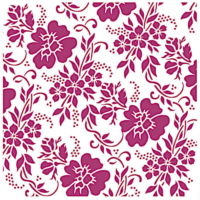 Schablone 20x20cm - Florisch pattern