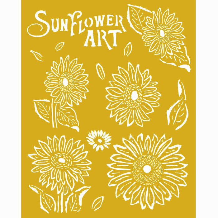 Schablone 20x25cm - Sunflower Art - Sunflowers