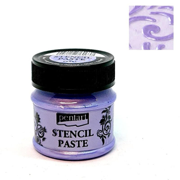 Pentart Schablonierpaste 50ml - flieder
