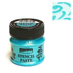 Schablonierpaste 50ml - türkis - Bastelschachtel